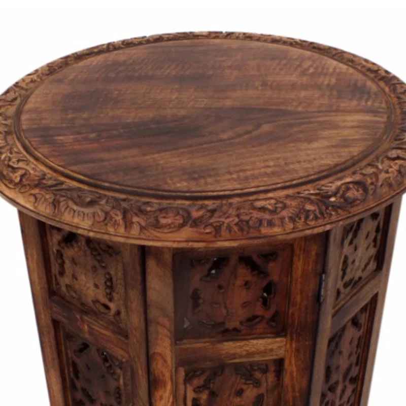 Jolene Solid Wood End Table thumbnail 3
