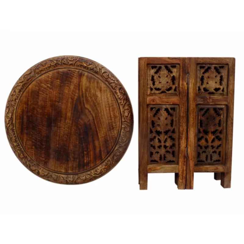 Jolene Solid Wood End Table thumbnail 6