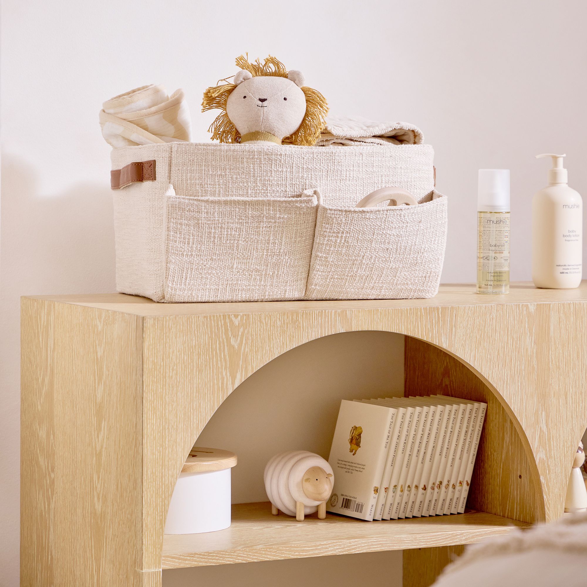 Cotton Diaper Caddy thumbnail 2