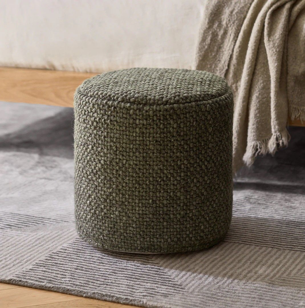 Texa Speckled Green Pouf thumbnail 2