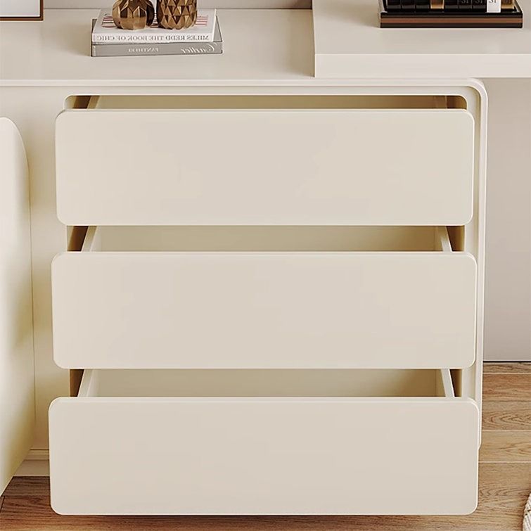 Earnell Modern Home Office Expandable Dresser Desk Combo With Storage With Drawers thumbnail 6