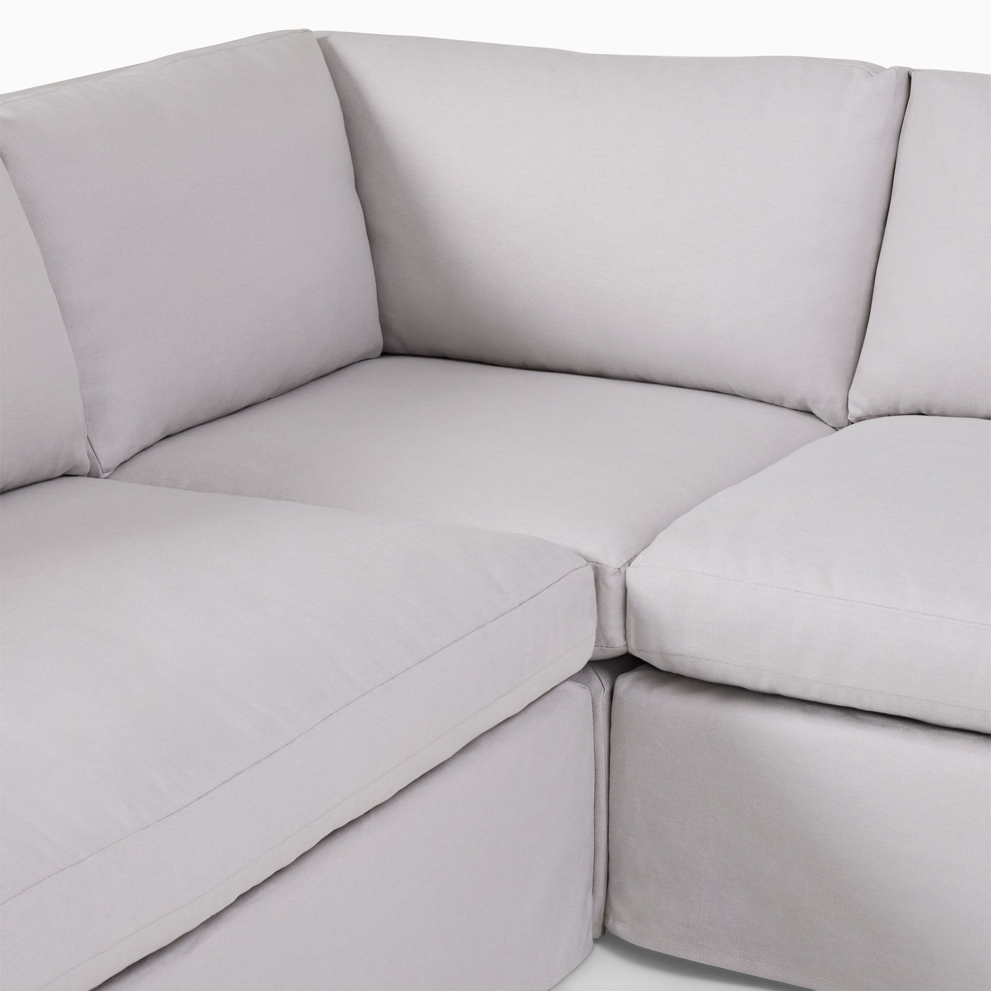 Marin Skirted Slipcover 3-Piece L-Shaped Sectional thumbnail 6