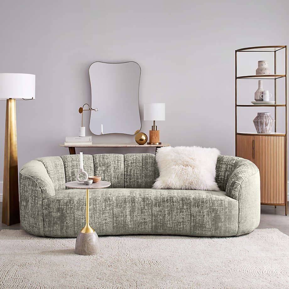 Isla Brass Triangle Floor Lamp thumbnail 7