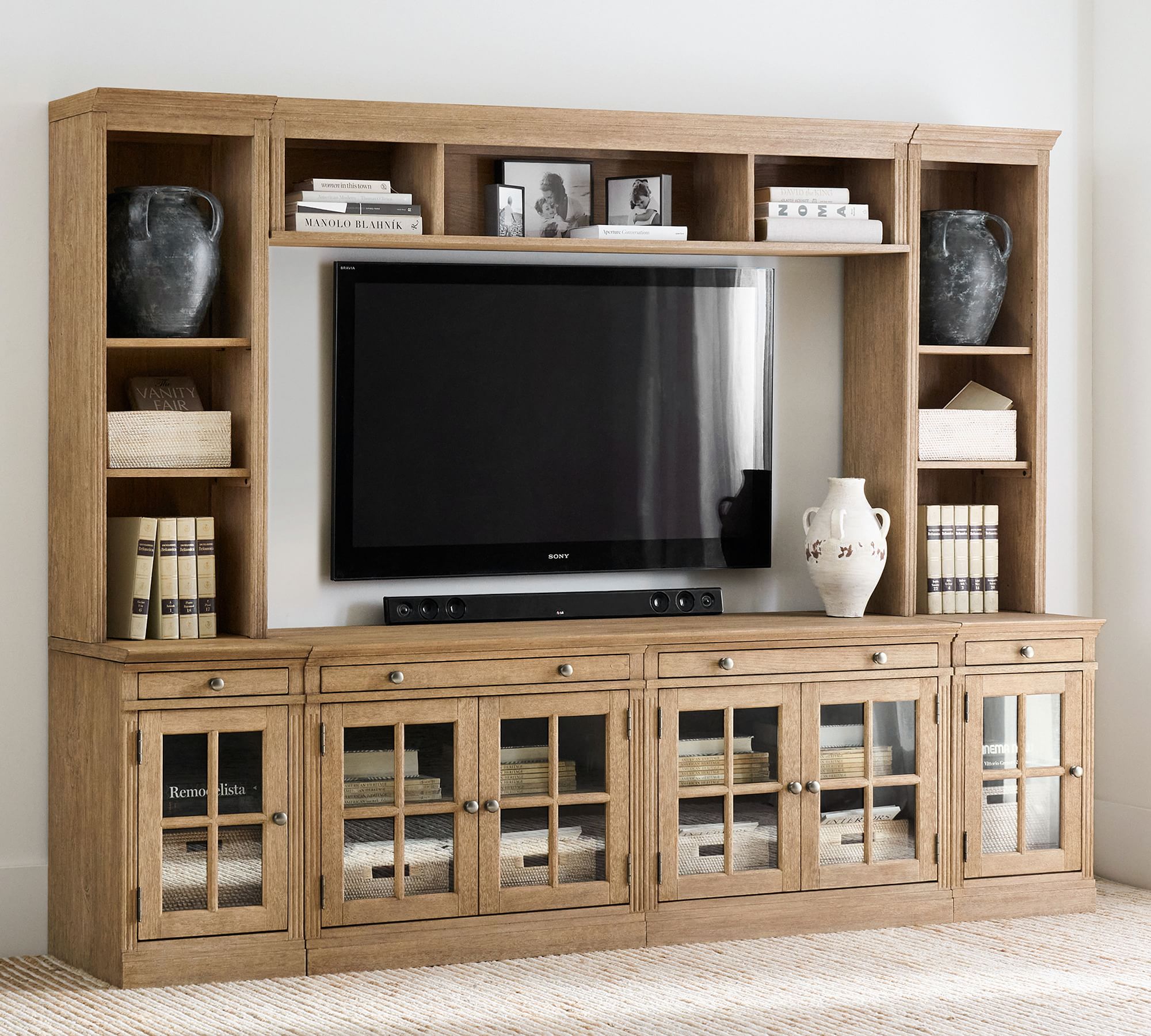Livingston 7 Piece Entertainment Center thumbnail 2