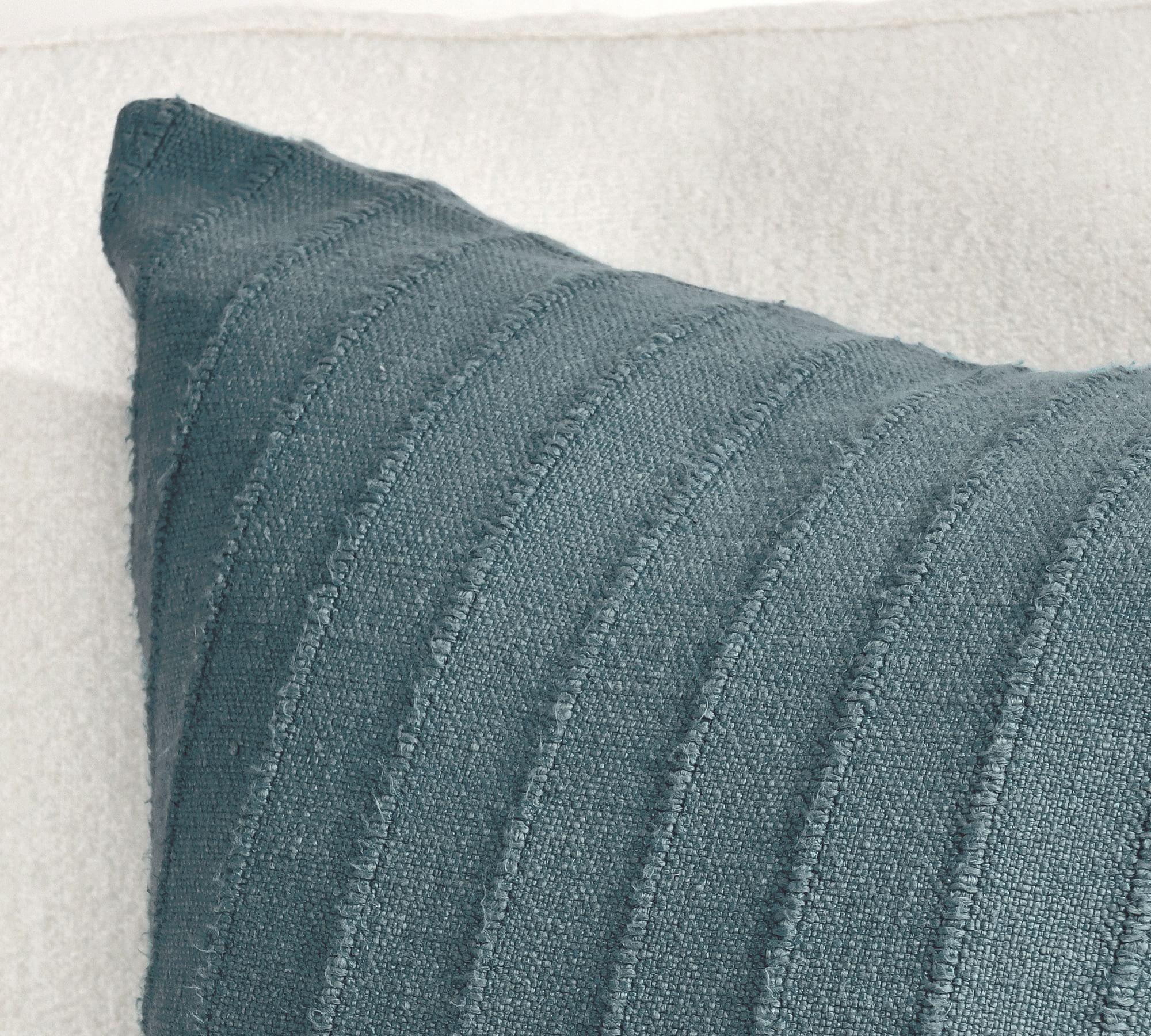 Busto Textured Striped Pillow Cover 22x22 thumbnail 3