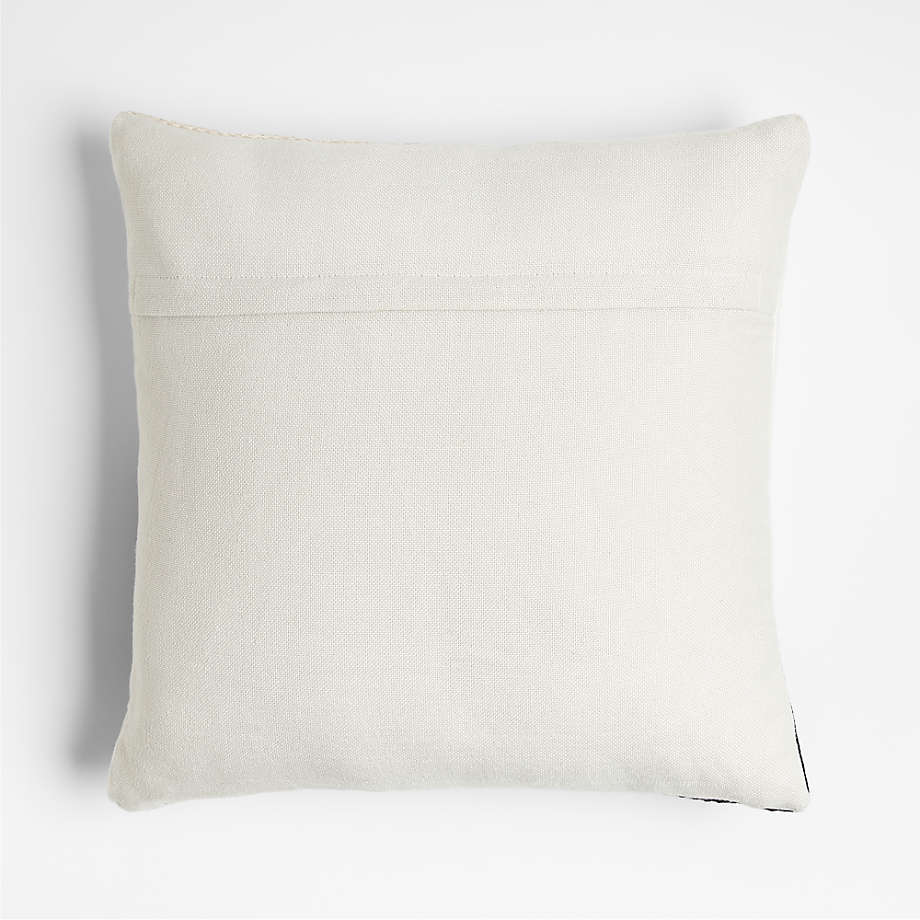 Monterey 20"x20" Black Outdoor Throw Pillow thumbnail 3