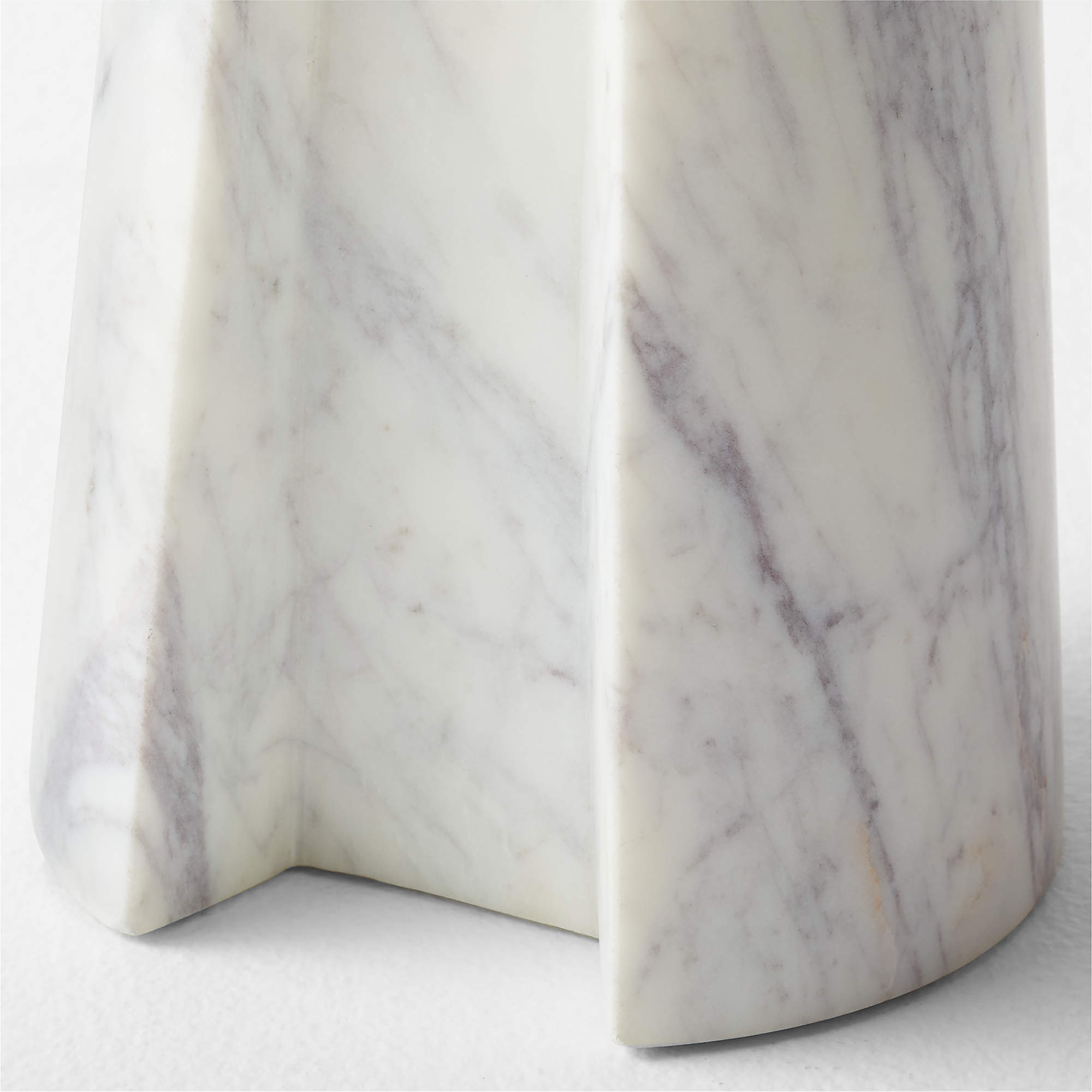 Ciccio White Marble Side Table thumbnail 3
