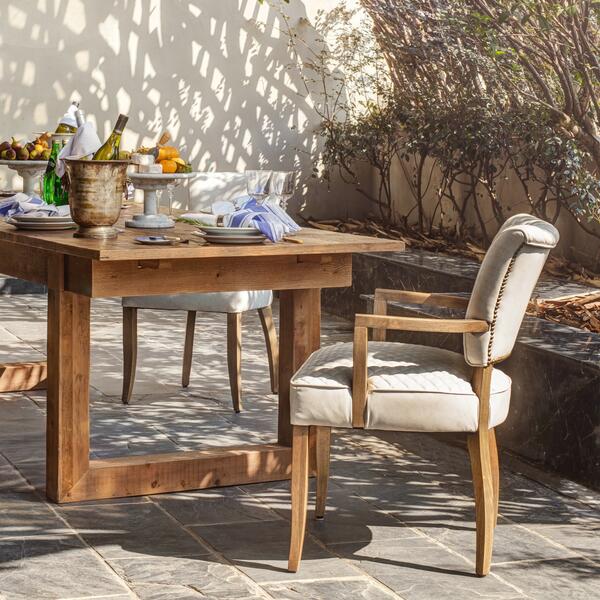 Mimi Quilt Dining Chair with Arms thumbnail 2