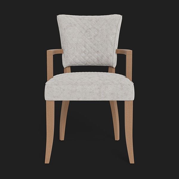 Mimi Quilt Dining Chair with Arms thumbnail 3