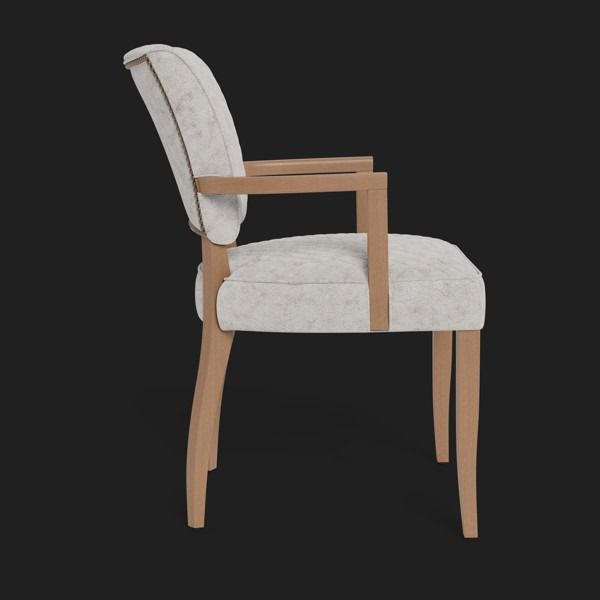 Mimi Quilt Dining Chair with Arms thumbnail 4
