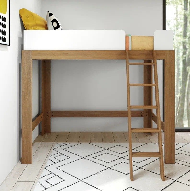 Ladora Twin Solid Wood Loft Bed thumbnail 2