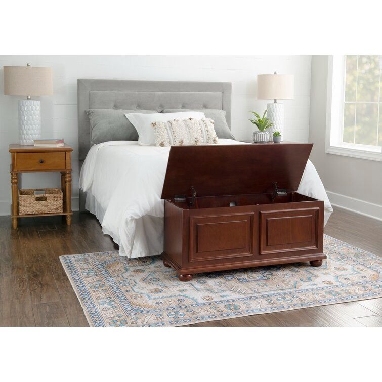 Chapman Solid Wood Blanket Storage Chest thumbnail 4