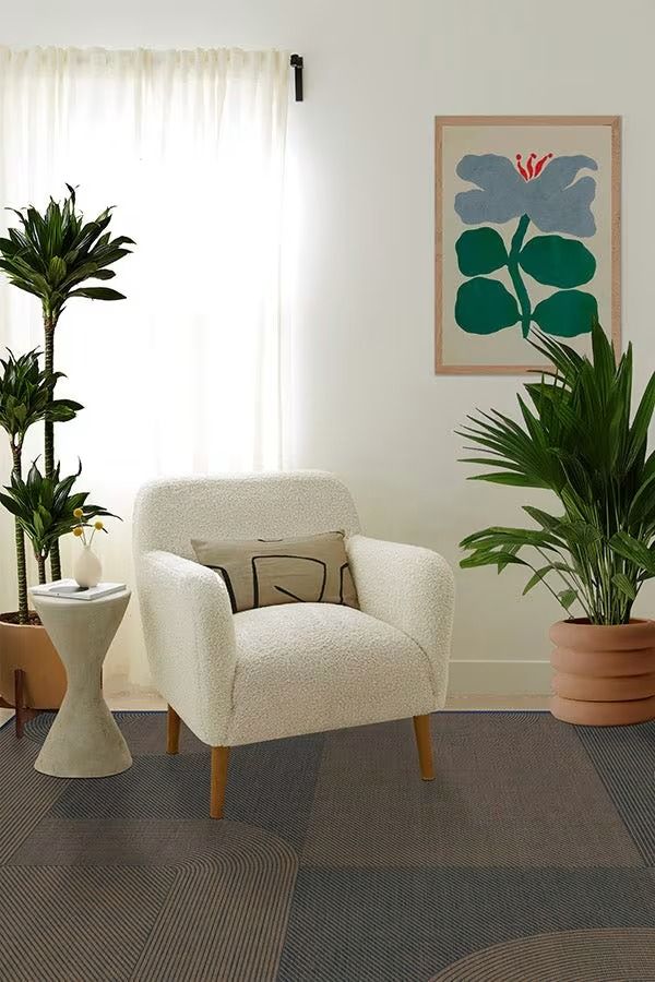 Ingrid Natural Navy Re Jute Rug-6'x9' thumbnail 2