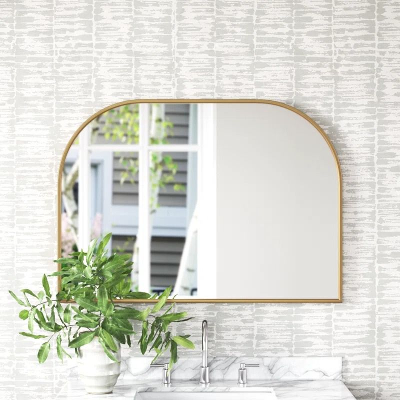 Sabine Metal Wide Arch Wall Mirror thumbnail 2