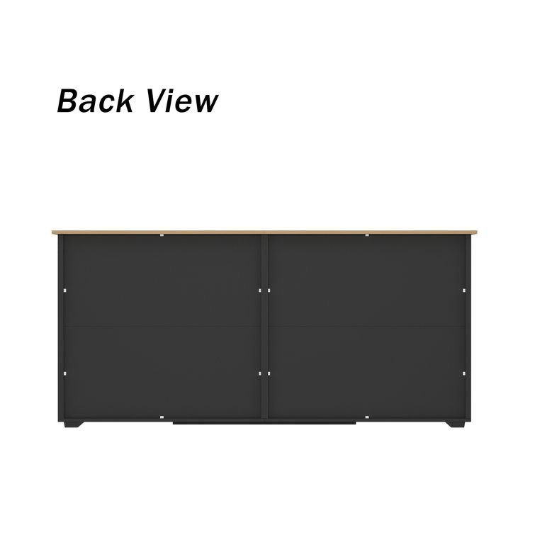 Dorilal Large Dog Crate Furniture With 2 Drawers And Divider thumbnail 6