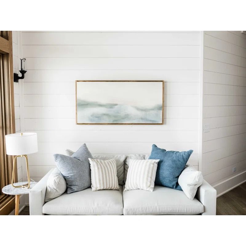 Morning Mercies Abstract Wood Framed Wall Art 24x48 thumbnail 2