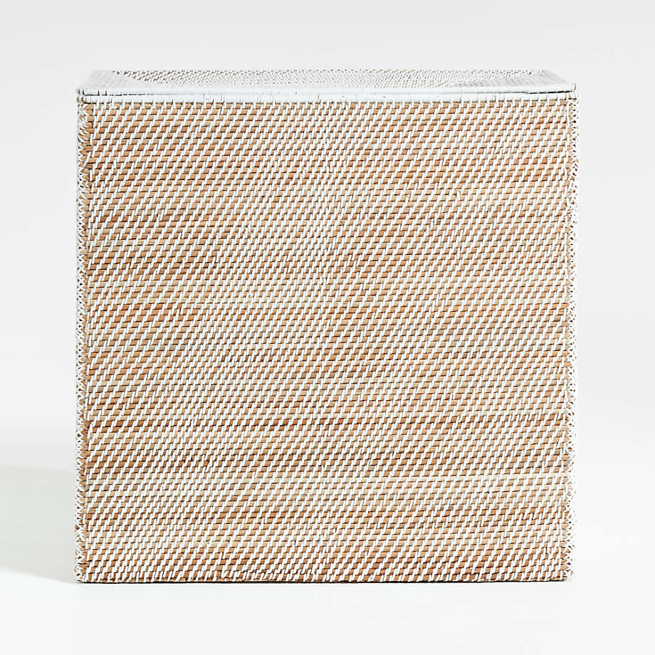 Sedona Large White Laundry Hamper thumbnail 2