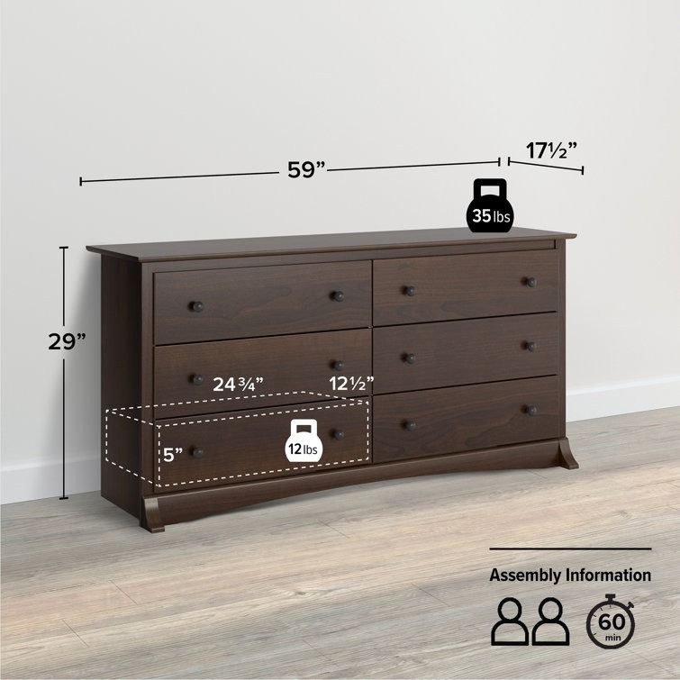 Sonoma 6 Drawer Dresser thumbnail 9