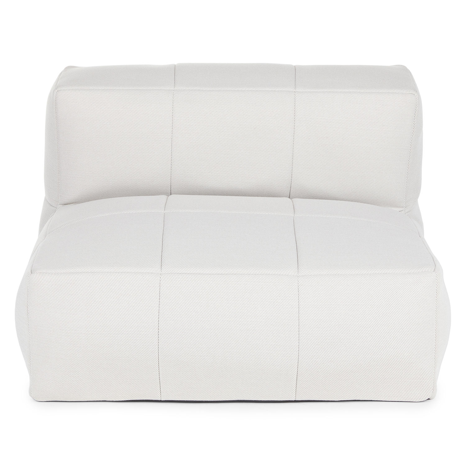 Corvos Whisper Gray Armless Chair Module thumbnail 3