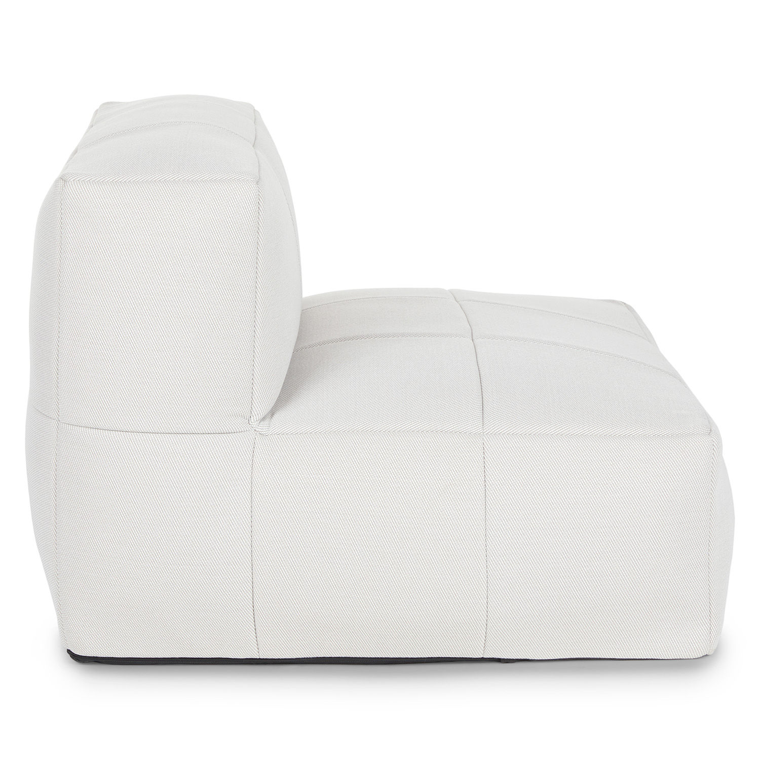 Corvos Whisper Gray Armless Chair Module thumbnail 4