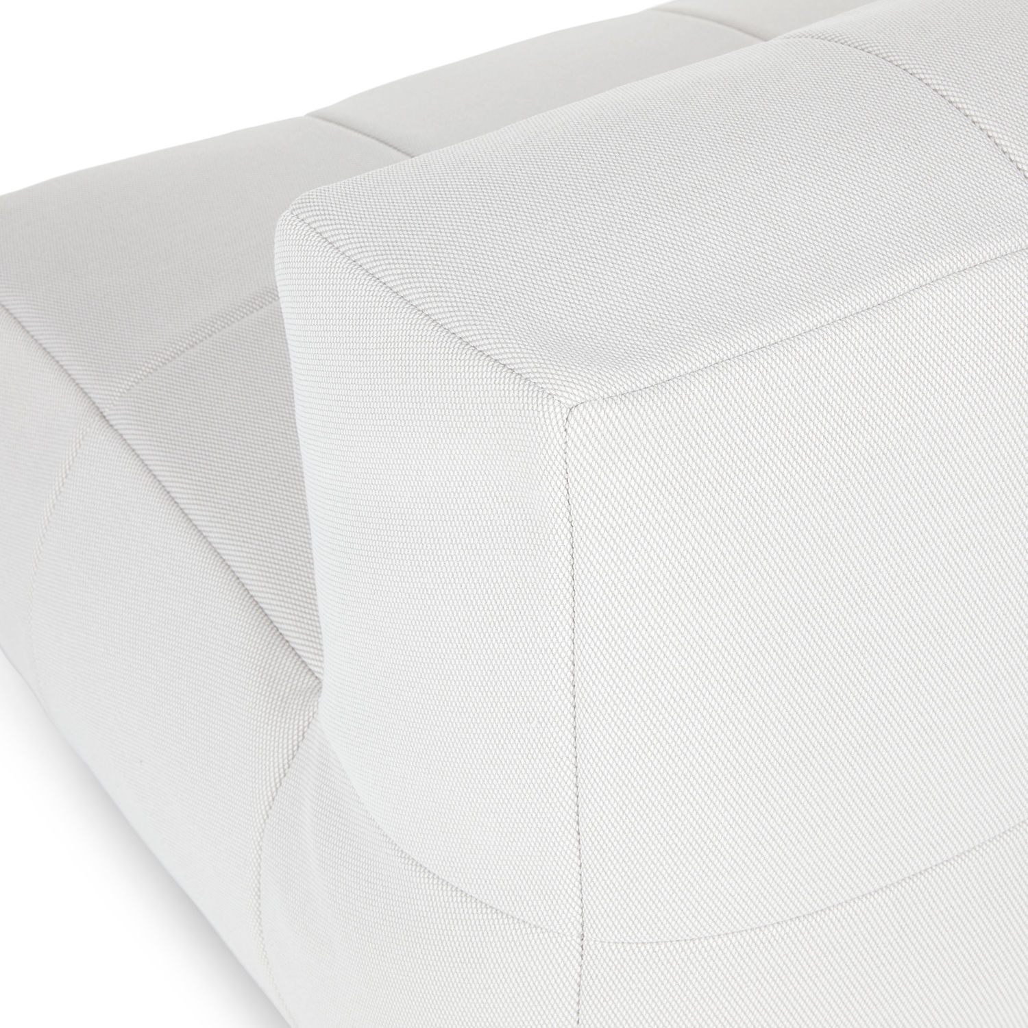 Corvos Whisper Gray Armless Chair Module thumbnail 5