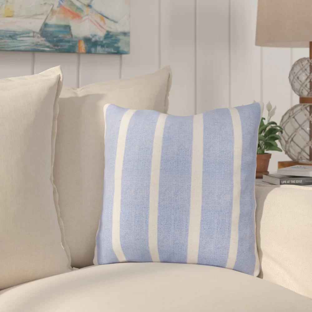 Lasell Striped Throw Pillow-20"x20" thumbnail 2