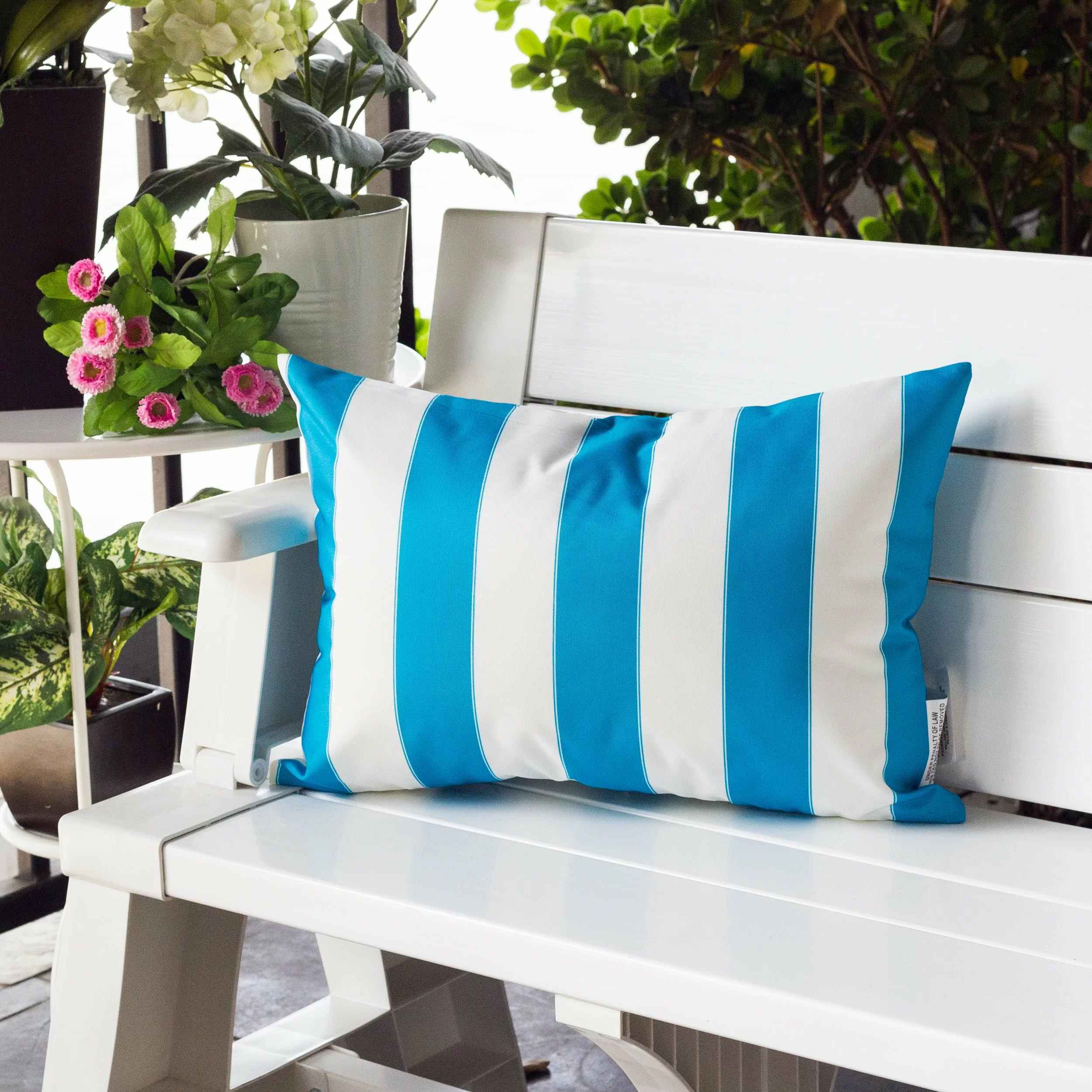 Jauss Striped Reversible Throw Pillow Set of 2-14"x20" thumbnail 3
