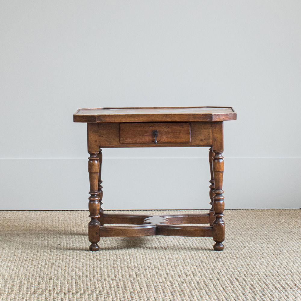 Antique Cut Corner Side Table thumbnail 2
