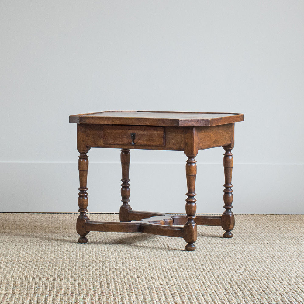 Antique Cut Corner Side Table thumbnail 3