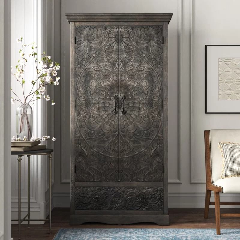 Concerto Solid Wood Armoire thumbnail 2