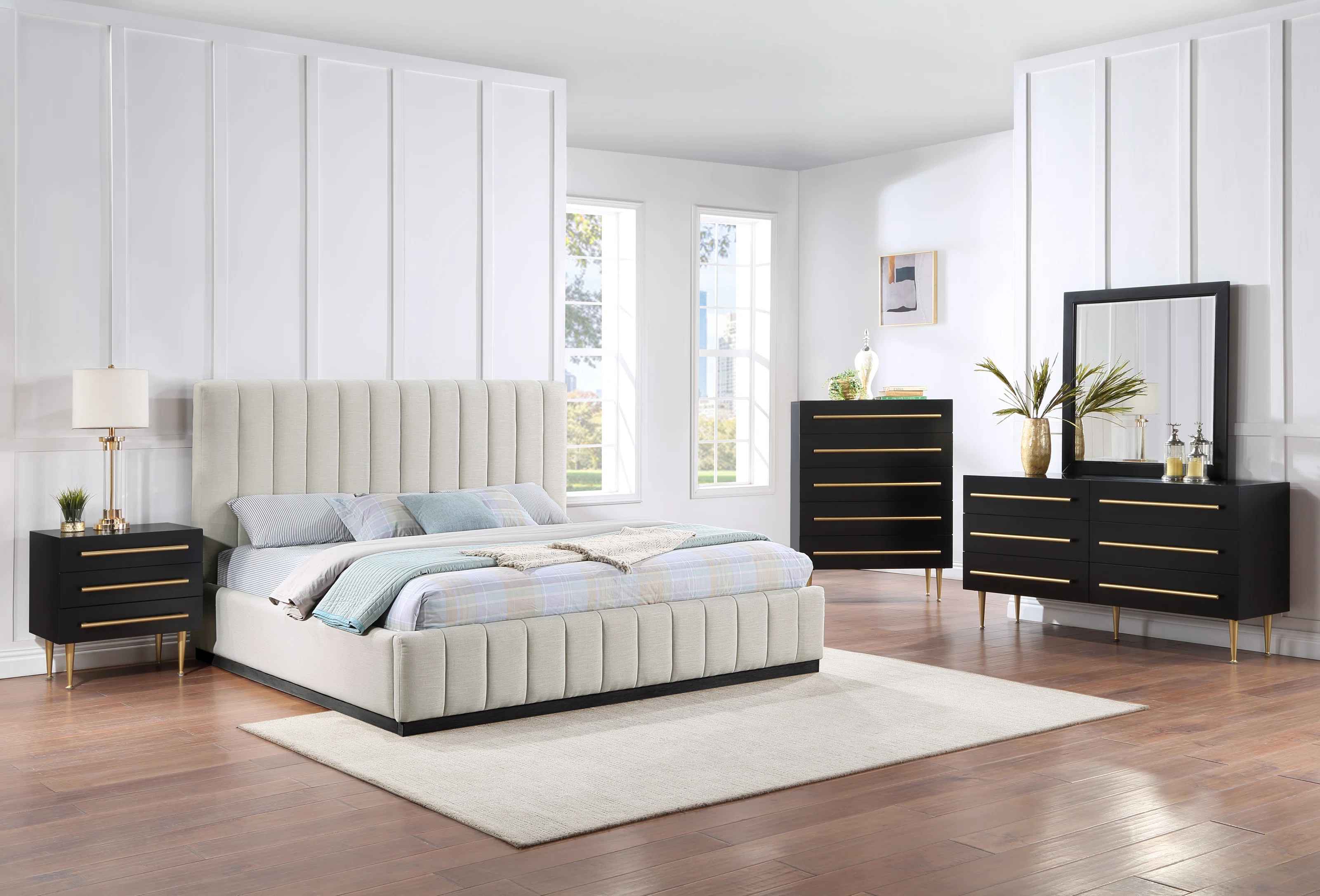 Astyn Upholstered Bed-King Size thumbnail 5