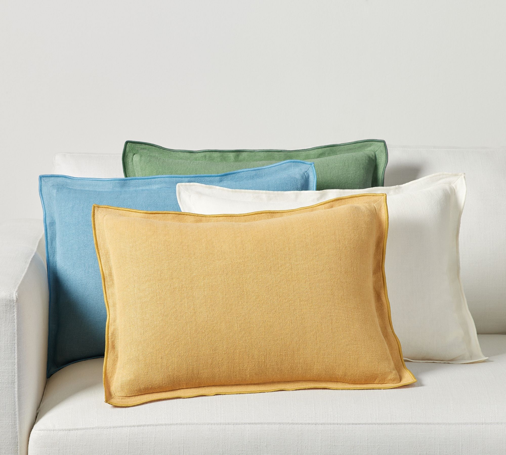 Galen Linen Lumbar Pillow thumbnail 2