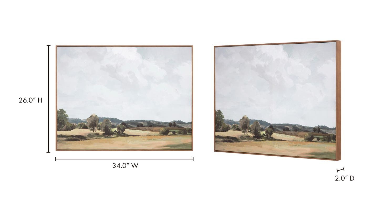 Open Land Framed Painting  thumbnail 6