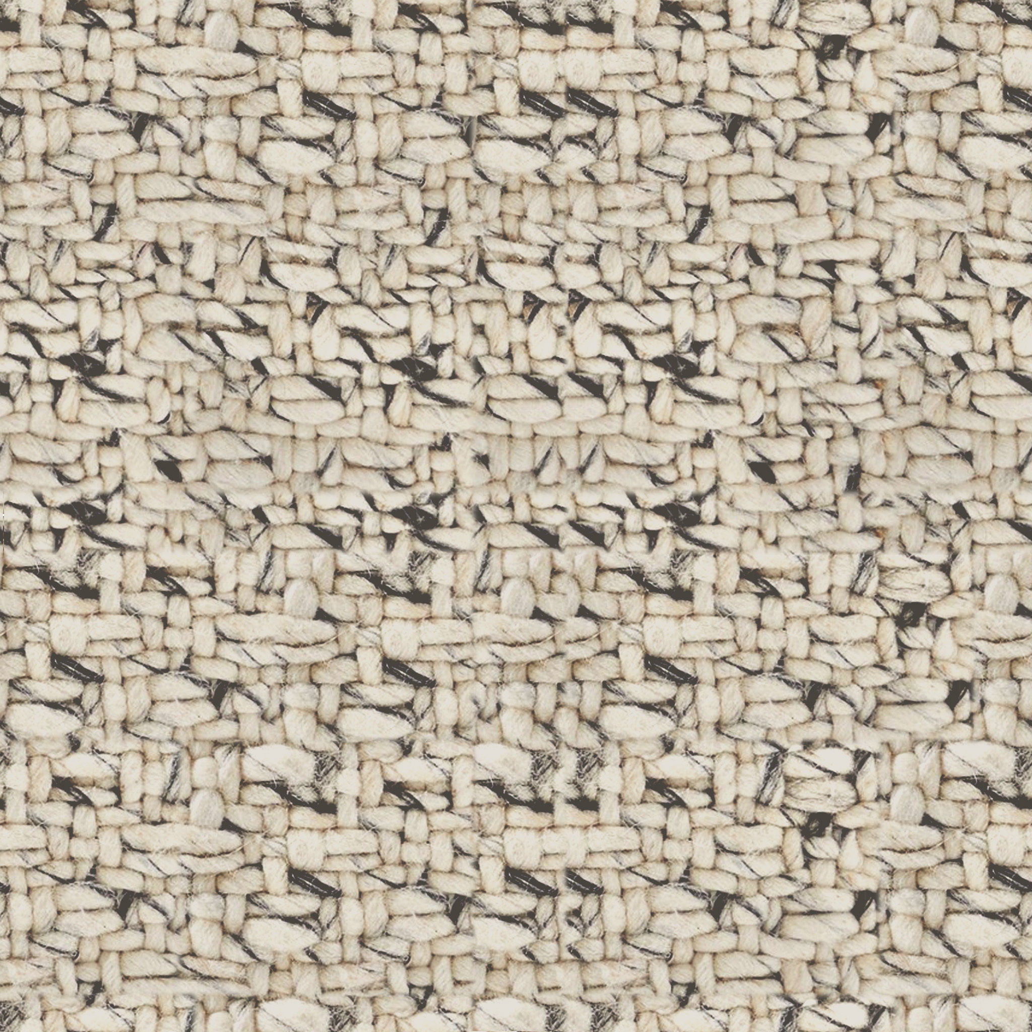 Marled Texture Chunky Pouf thumbnail 4