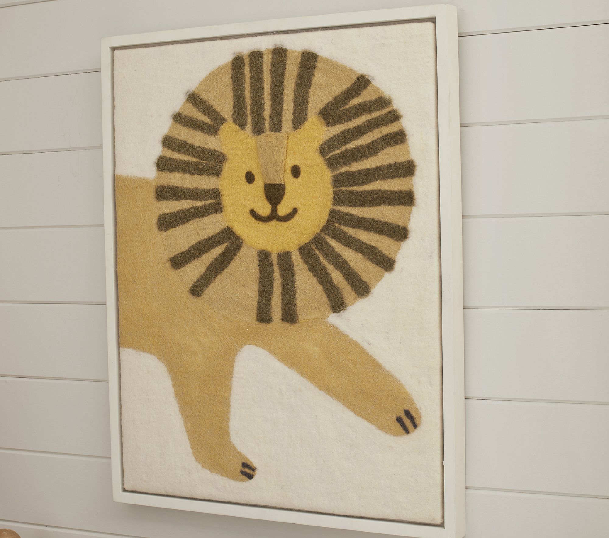 Felted Lion Wall Art thumbnail 3