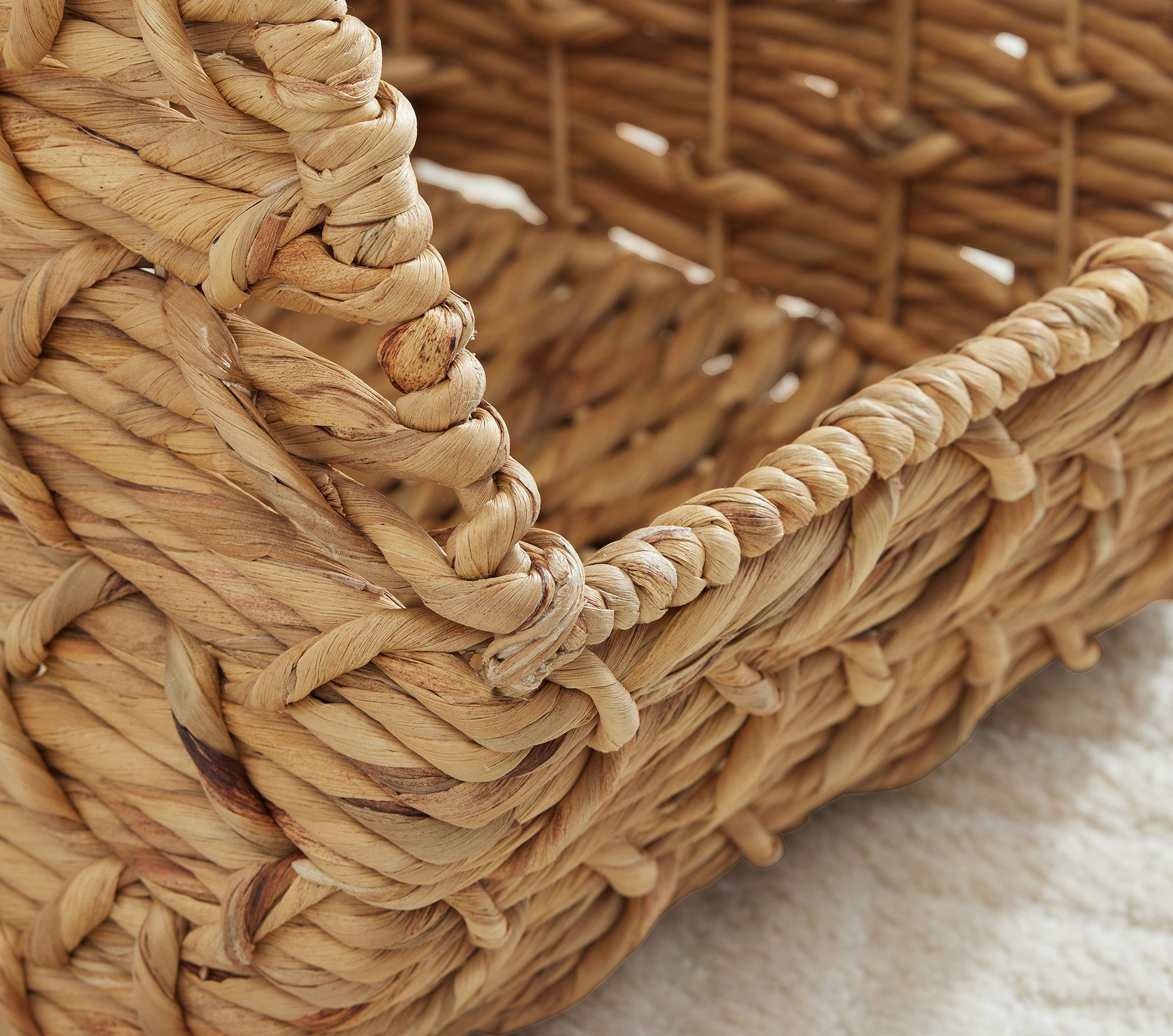 Sutton Woven Stackable Bin Set of 2 thumbnail 3