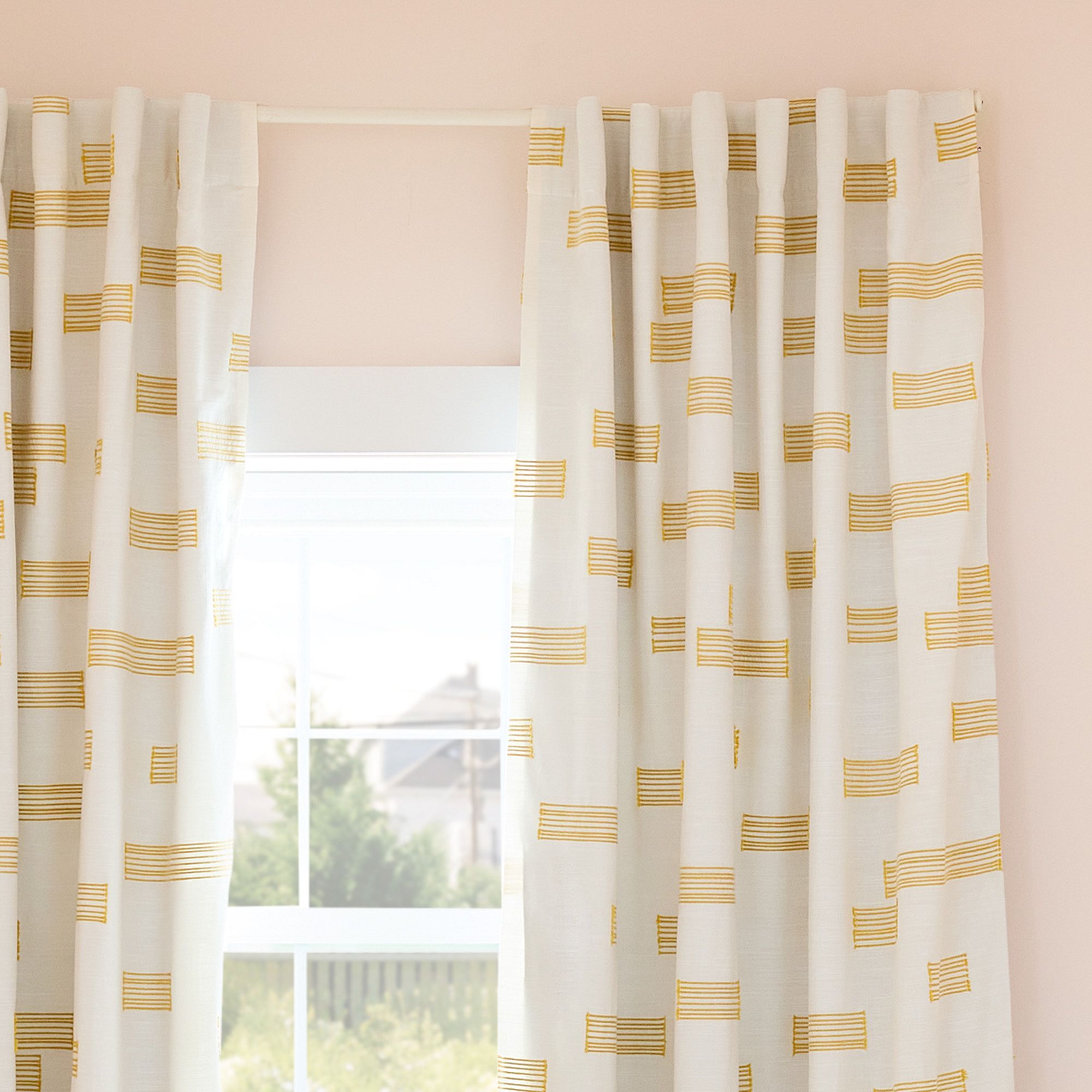 Clipped Blocks Blackout Curtain thumbnail 2