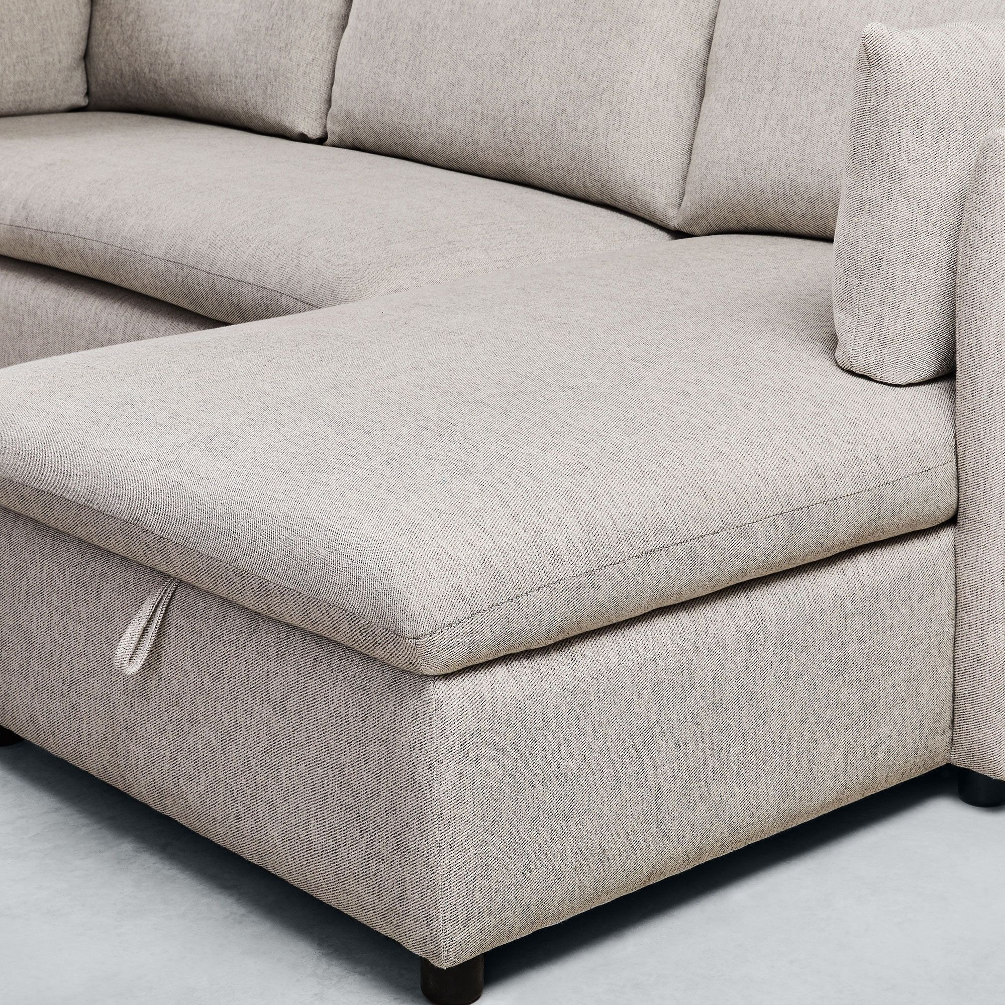 Shelter 2-Piece Sleeper Sectional Storage Chaise thumbnail 6