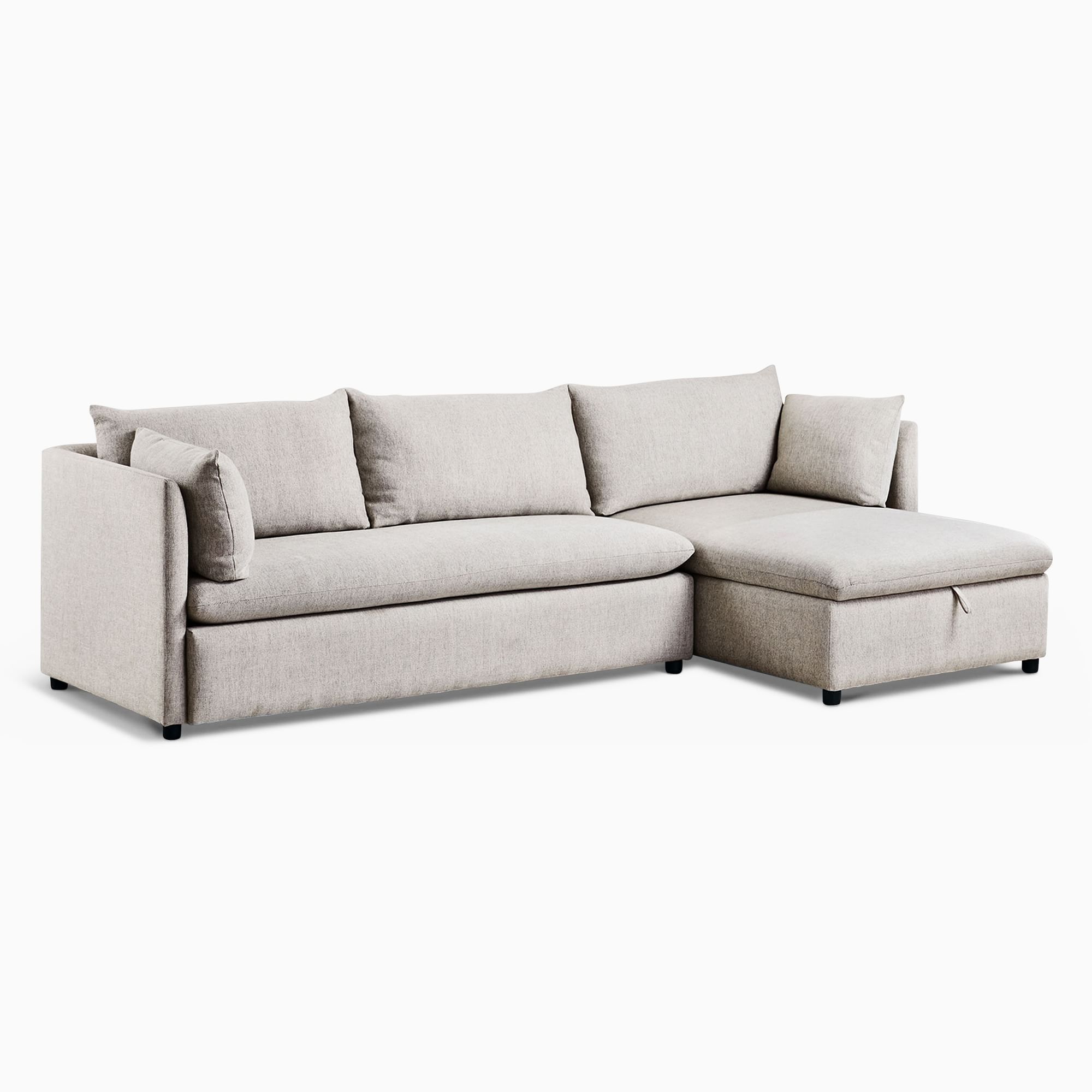 Shelter 2-Piece Sleeper Sectional Storage Chaise thumbnail 7