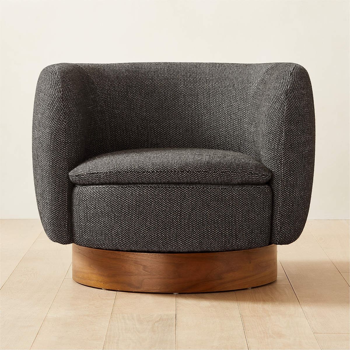 Muir Swivel Chair Curious Eclipse By Lawson Fenning thumbnail 2