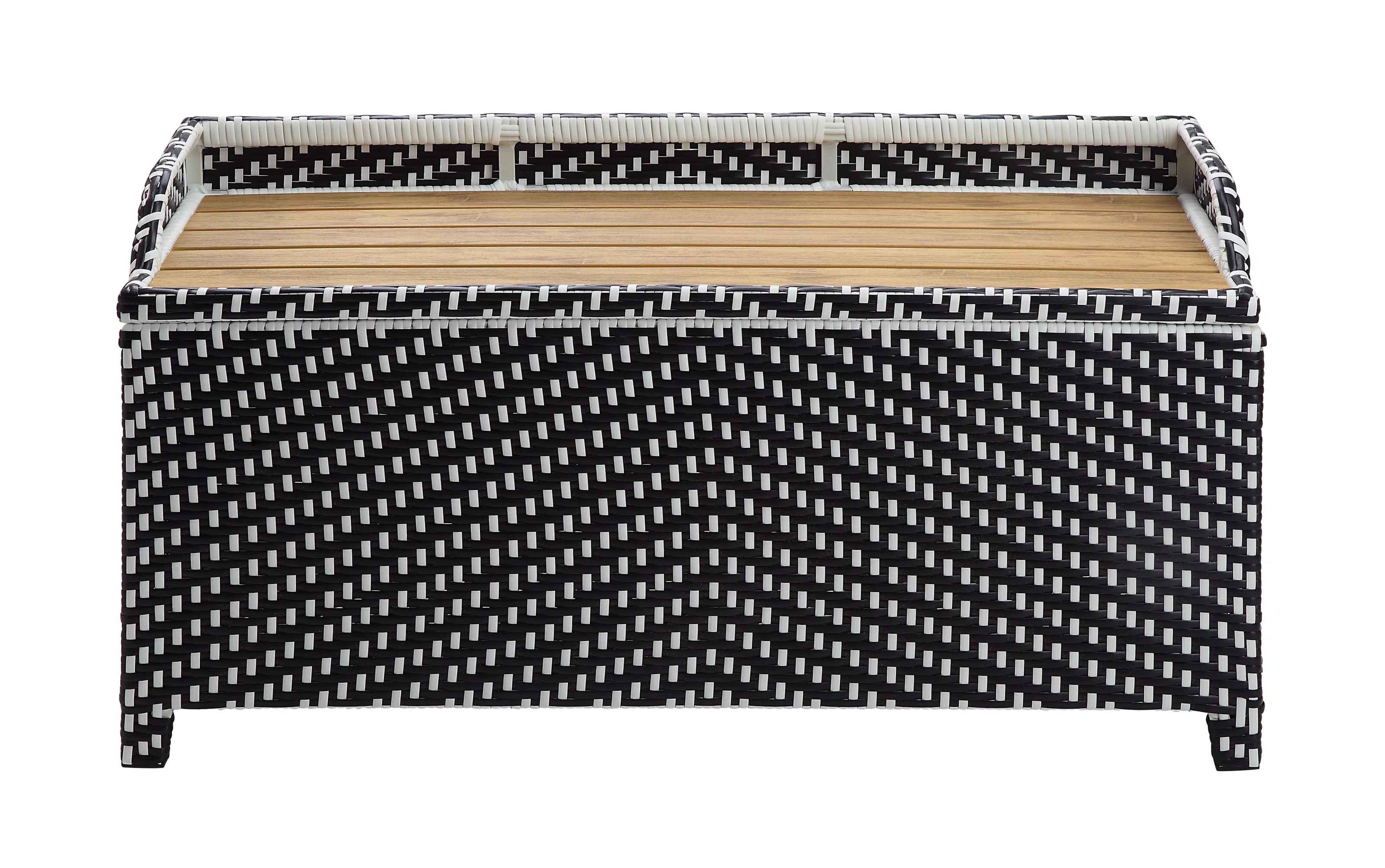 Angelah Wicker Outdoor Bench thumbnail 3