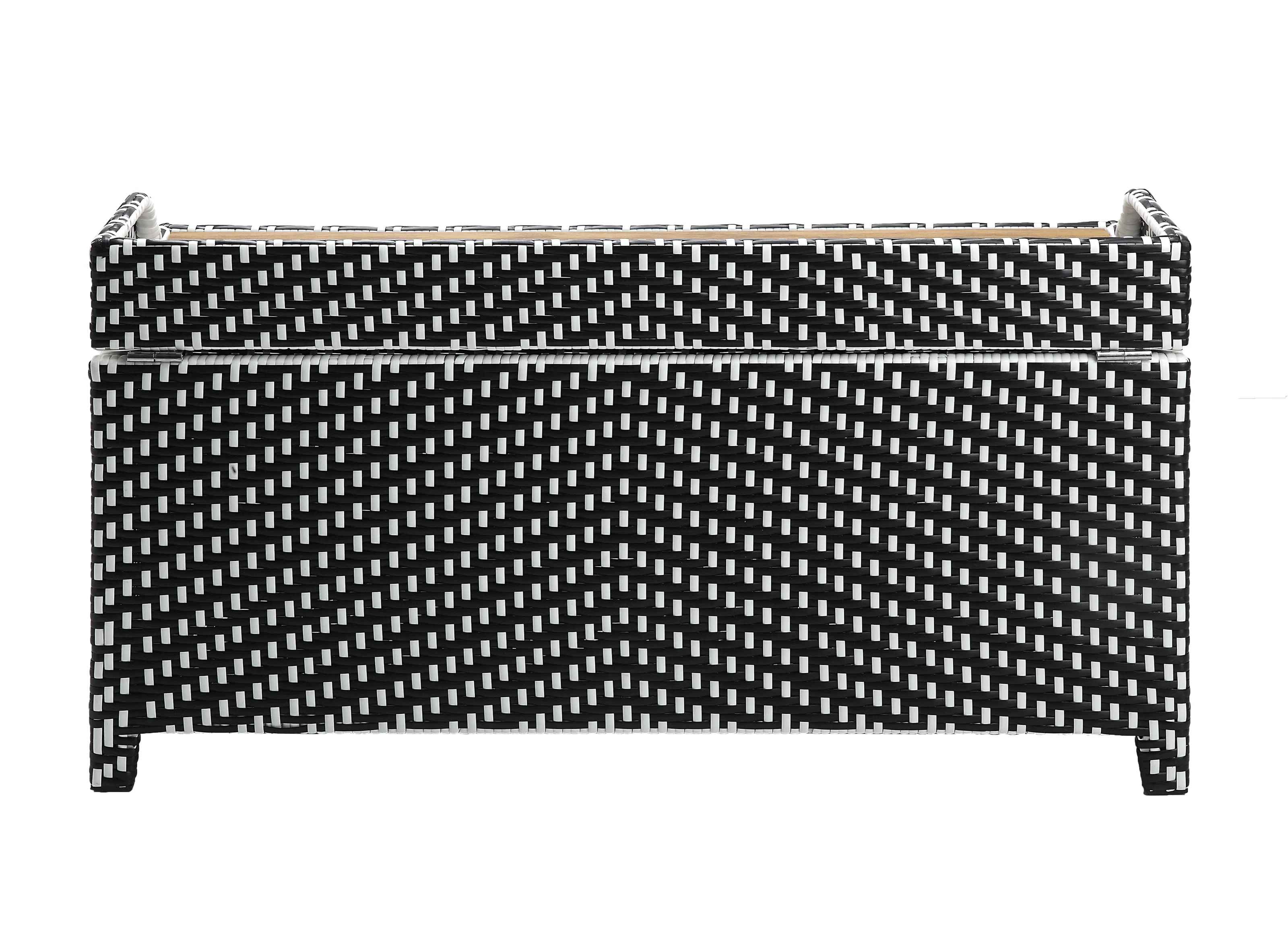 Angelah Wicker Outdoor Bench thumbnail 7