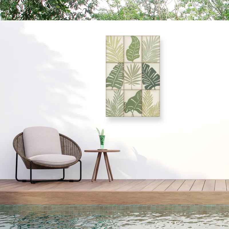 All Weather Canvas Floral amd Botanical Wall Decor-32"x22" thumbnail 2