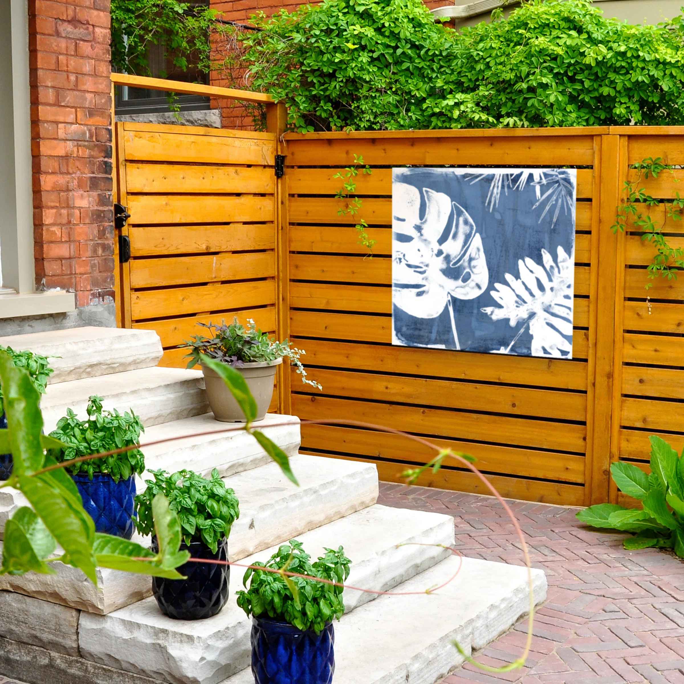 All-Weather Canvas Plants and Flowers Wall Decor-35"x35" thumbnail 2