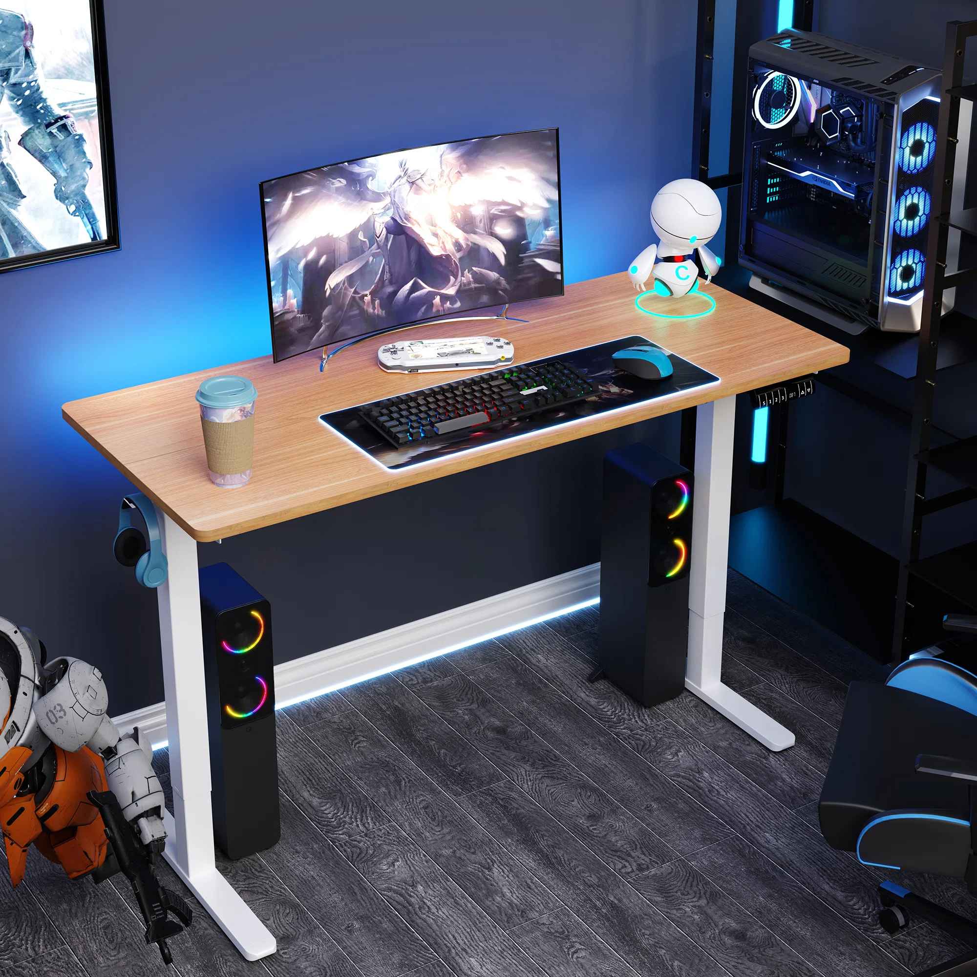 Home Office Height Adjustable Standing Desk thumbnail 2