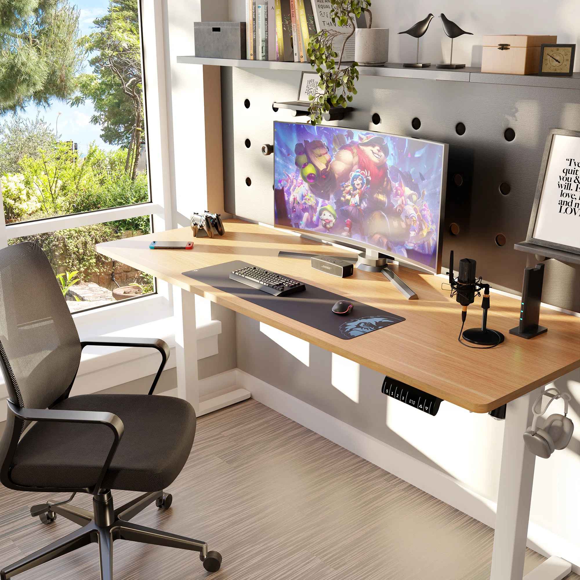 Home Office Height Adjustable Standing Desk thumbnail 3