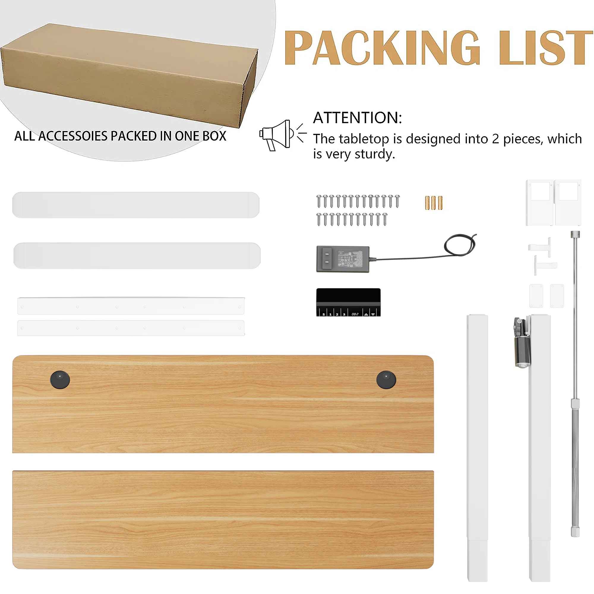 Home Office Height Adjustable Standing Desk thumbnail 6