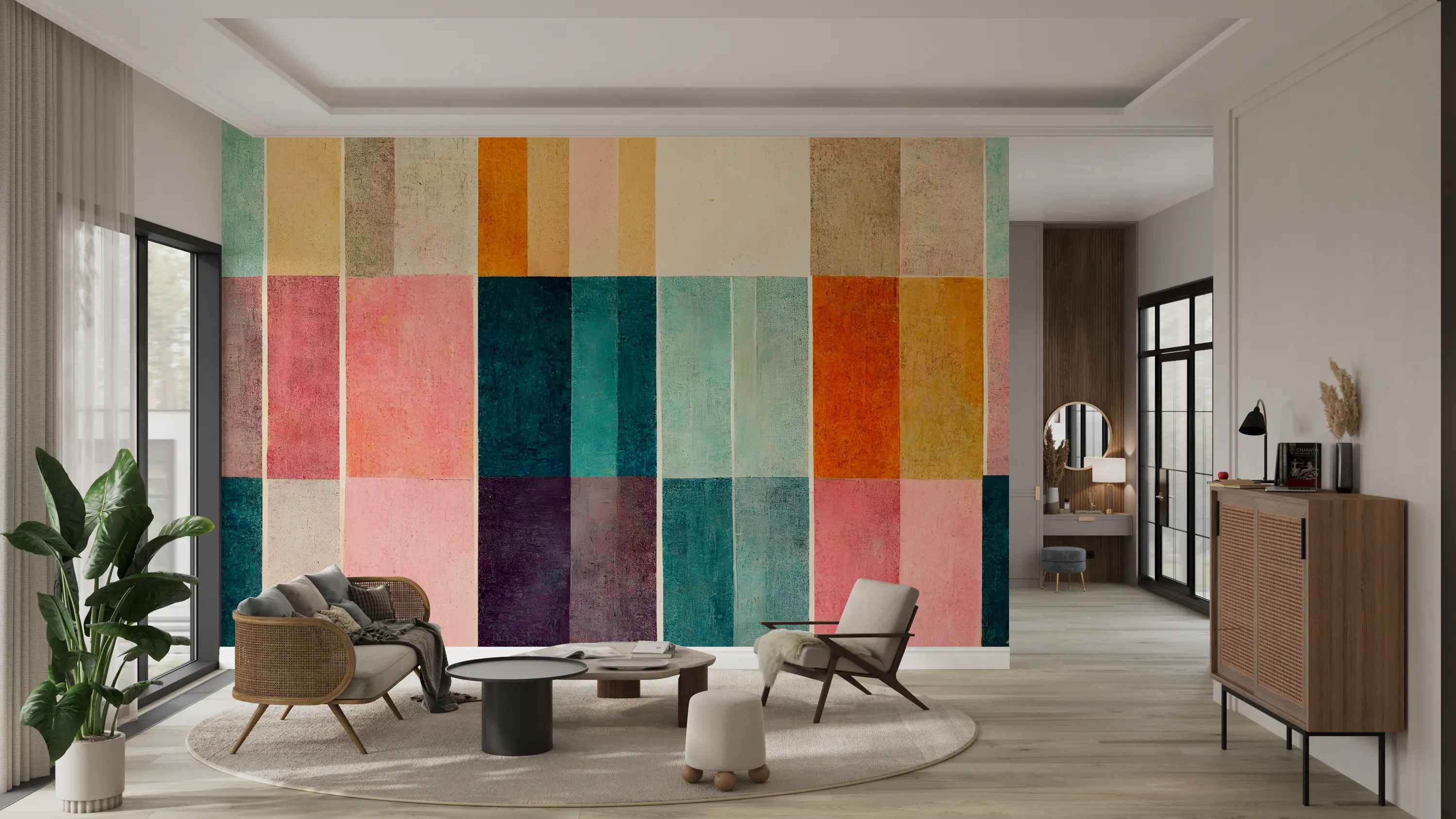 Color Block Study Wallpaper thumbnail 7