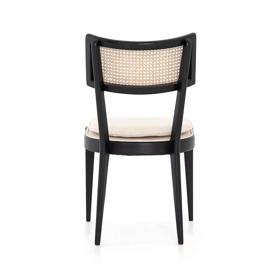 Libby Black and Natural Cane Dining Chair thumbnail 4