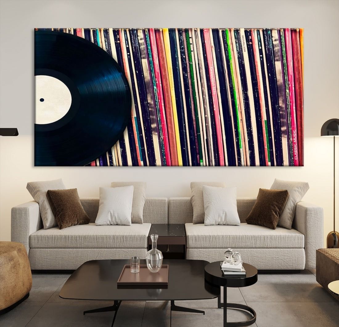 Music Vinyl Record Collection Album Canvas Print thumbnail 4